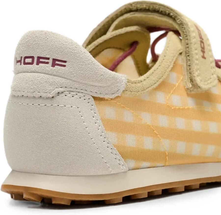 Hoff Bridge sneakers met klittenband en gingham-patroon Beige - Foto 2