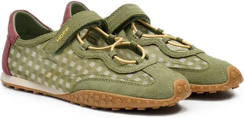 Hoff Bridge sneakers met klittenband en gingham-patroon Groen - Foto 4