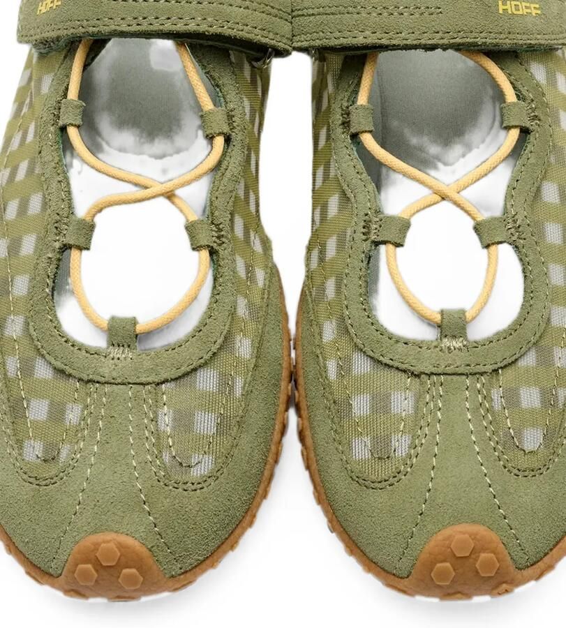 Hoff Bridge sneakers met klittenband en gingham-patroon Groen - Foto 2