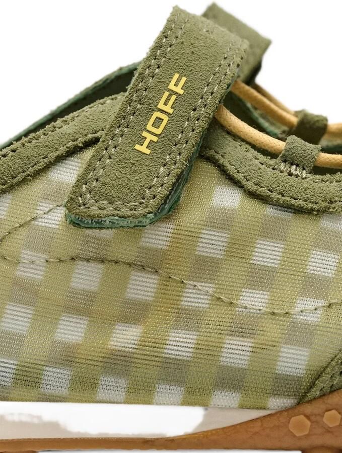Hoff Bridge sneakers met klittenband en gingham-patroon Groen - Foto 3