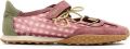 Hoff Bridge sneakers met klittenband en gingham-patroon Roze - Roze