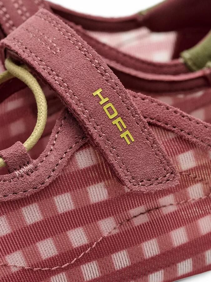 Hoff Bridge sneakers met klittenband en gingham-patroon Roze - Foto 3