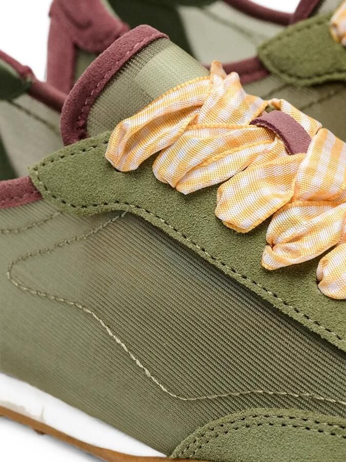 Hoff Bridge sneakers met vlakken en gingham veters Groen - Foto 3