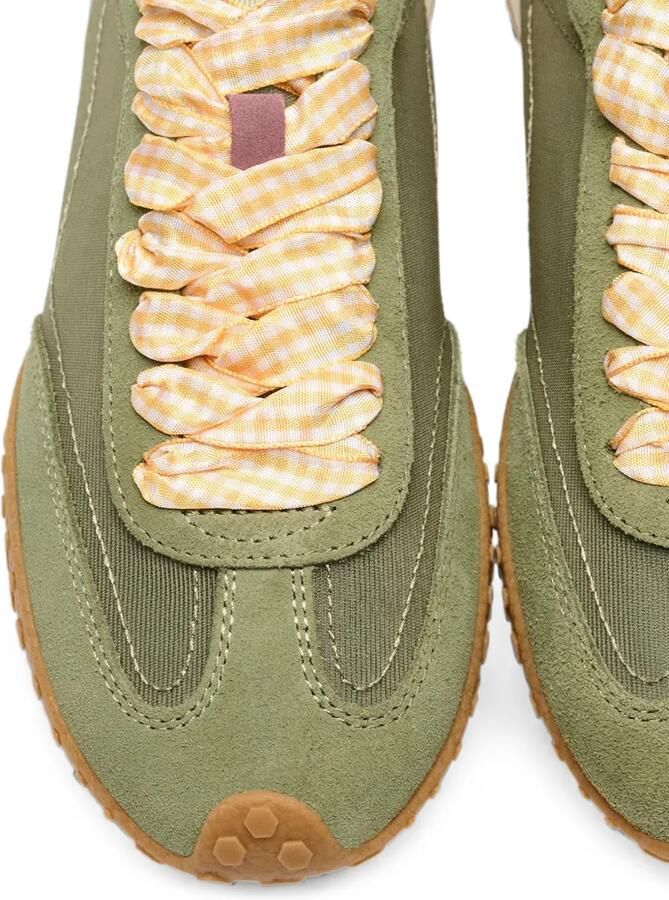 Hoff Bridge sneakers met vlakken en gingham veters Groen - Foto 4