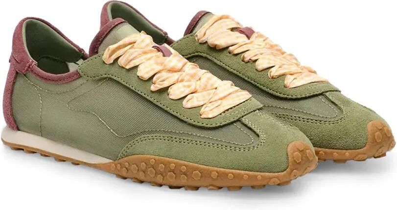 Hoff Bridge sneakers met vlakken en gingham veters Groen - Foto 5