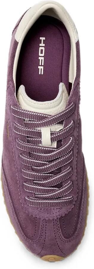 Hoff Bridge suède sneakers met logoprint Paars - Foto 5