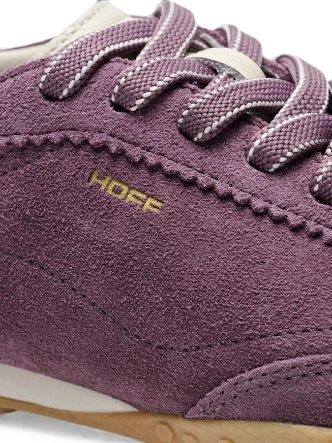 Hoff Bridge suède sneakers met logoprint Paars - Foto 3