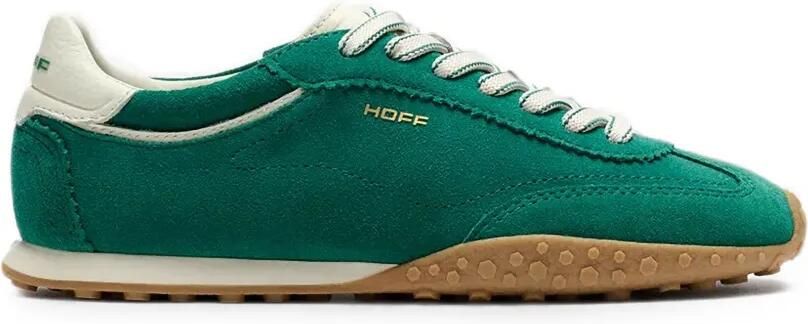 Hoff Bridge suède sneakers met vlakken Groen