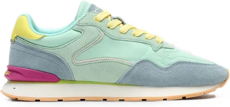 Hoff City Dopamine sneakers met suède afwerking Groen