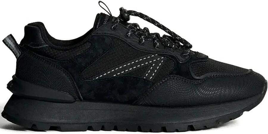 Hoff City Of Road sneakers met suède vlakken Zwart