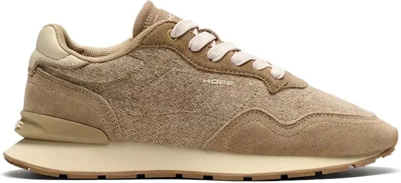 Hoff City Retro sneakers met suède vlakken Beige