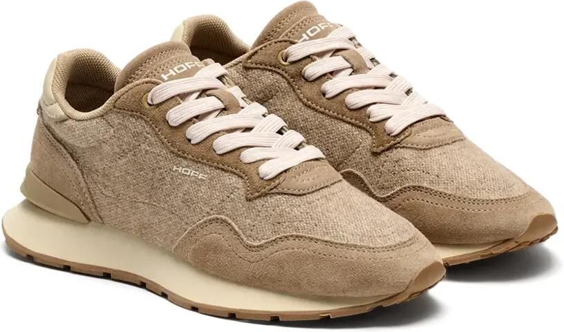 Hoff City Retro sneakers met suède vlakken Beige - Foto 4