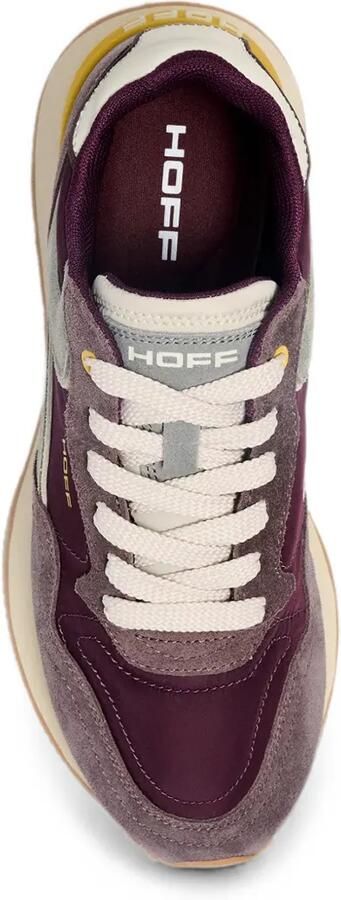 Hoff City Retro sneakers met suède vlakken en logoprint Paars - Foto 5