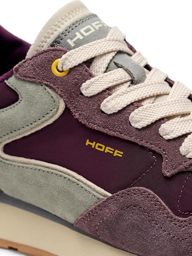 Hoff City Retro sneakers met suède vlakken en logoprint Paars - Foto 3