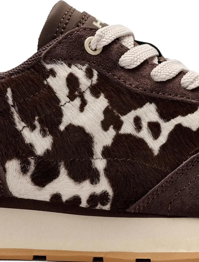 Hoff City sneakers met koeienprint en vlakken Bruin - Foto 4