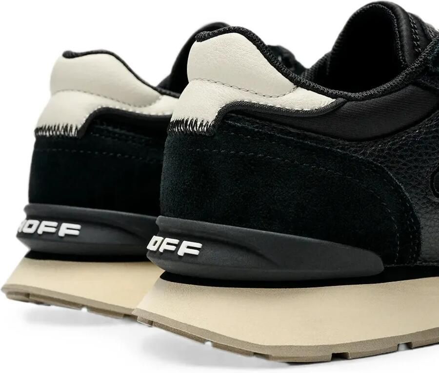 Hoff City sneakers met leren afwerking en vlakken Zwart - Foto 2