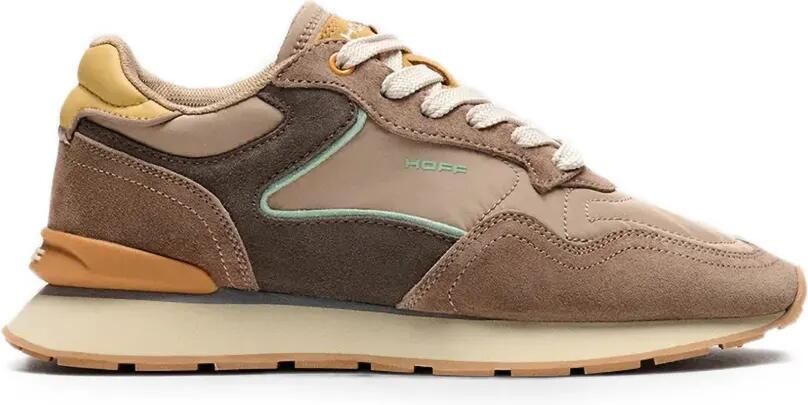 Hoff City sneakers met suède vlakken Beige
