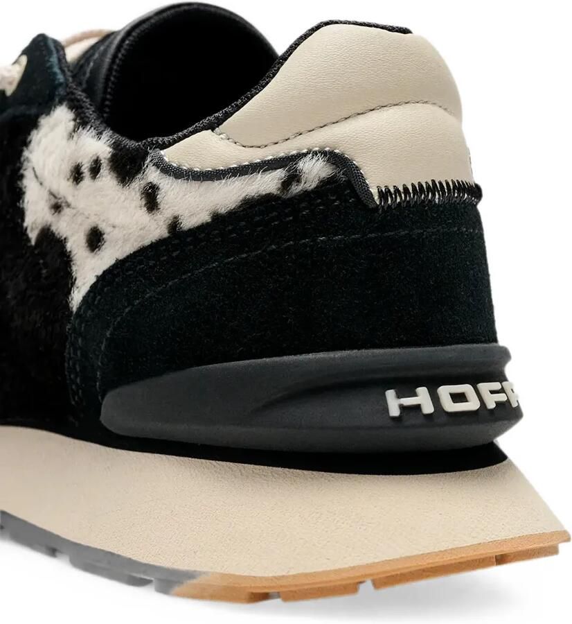 Hoff City sneakers met suède vlakken en dierenprint Zwart - Foto 2