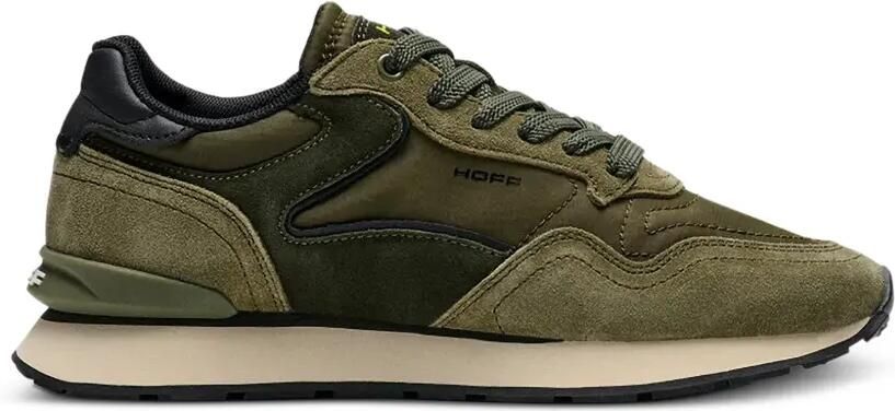 Hoff City sneakers met suède vlakken Groen