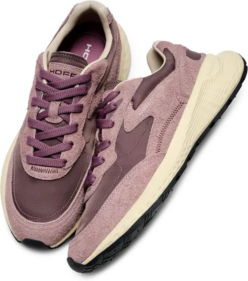 Hoff City sneakers met suède vlakken Paars - Foto 2