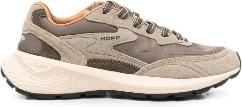 Hoff City sneakers met vlakken Bruin