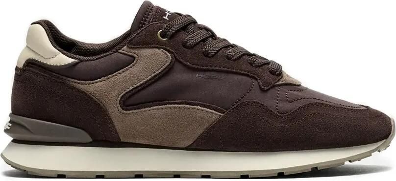 Hoff City sneakers met vlakken Bruin
