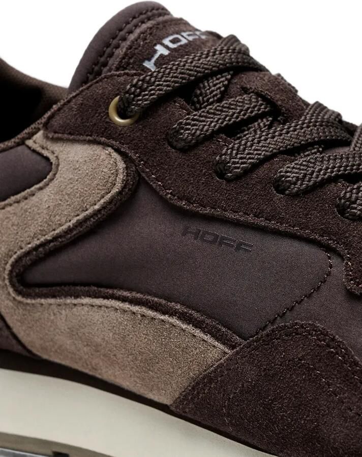 Hoff City sneakers met vlakken Bruin - Foto 3