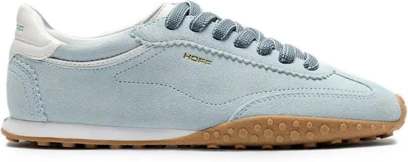 Hoff City suède sneakers met logoprint Blauw