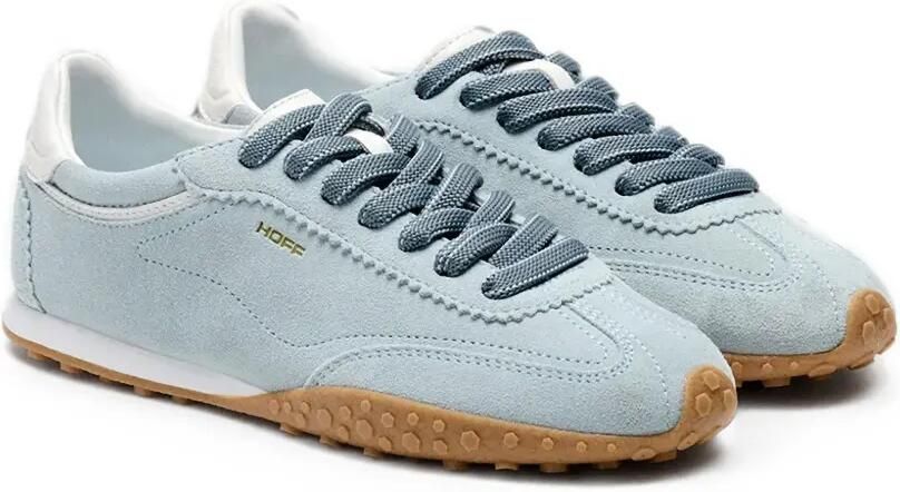 Hoff City suède sneakers met logoprint Blauw - Foto 5