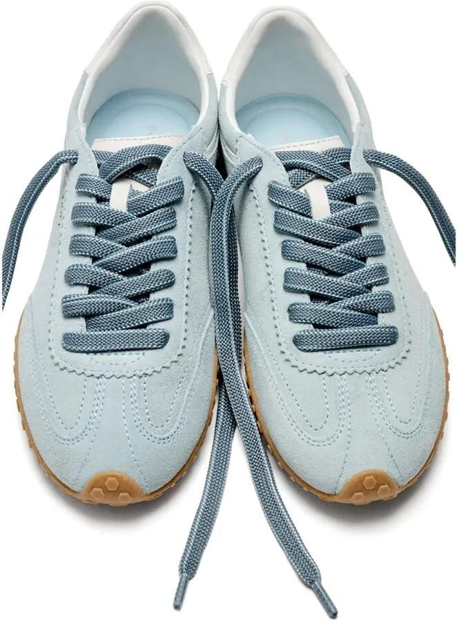 Hoff City suède sneakers met logoprint Blauw - Foto 4