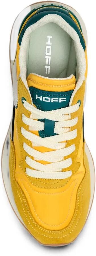 Hoff City suède sneakers met vlakken Geel - Foto 5