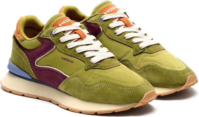Hoff City suède sneakers met vlakken Groen - Foto 5