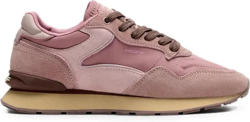 Hoff City suède sneakers met vlakken Roze