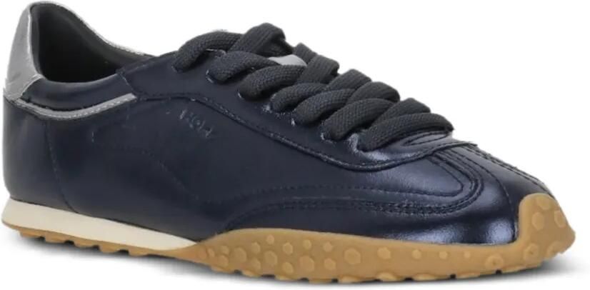 Hoff Leren sneakers met metallic-effect Blauw - Foto 3