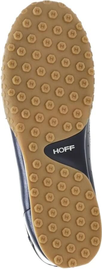 Hoff Leren sneakers met metallic-effect Blauw - Foto 4