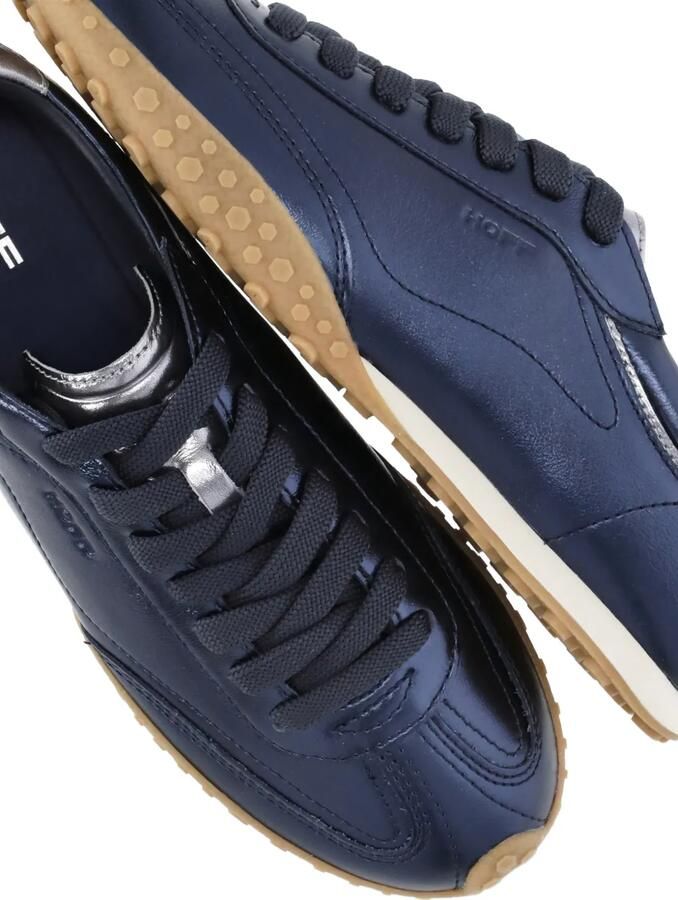 Hoff Leren sneakers met metallic-effect Blauw - Foto 2