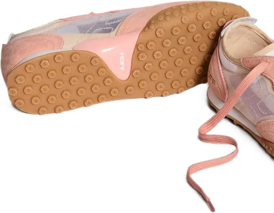 Hoff Mesh sneakers met suède vlakken Roze - Foto 2
