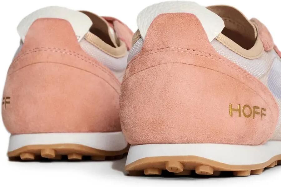 Hoff Mesh sneakers met suède vlakken Roze - Foto 4