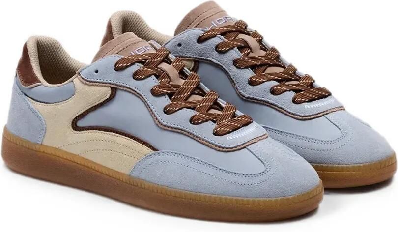 Hoff Park sneakers met suède afwerking en vlakken Blauw - Foto 3