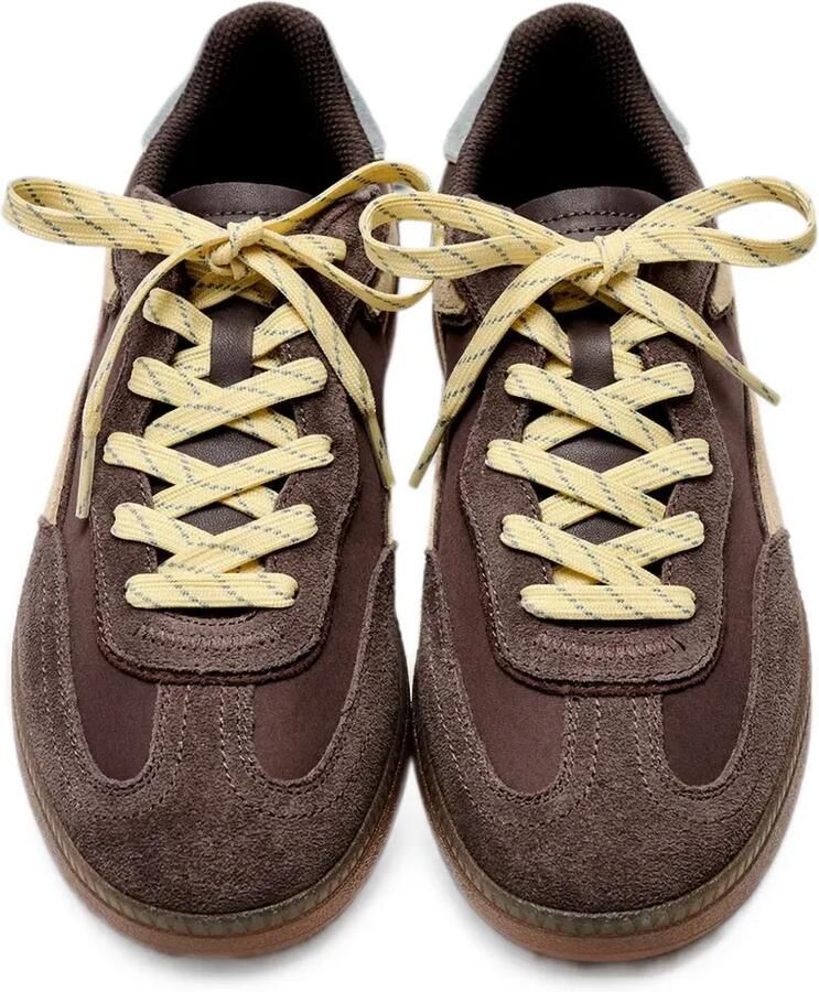 Hoff Park sneakers met suède vlakken Bruin - Foto 2