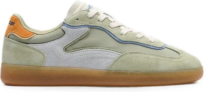 Hoff Park sneakers met suède vlakken Groen