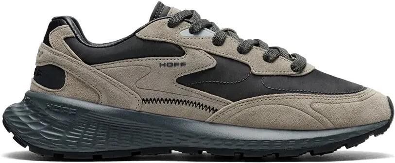 Hoff Sneakers met kalfsleren afwerking en vlakken Beige