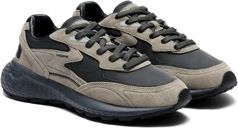 Hoff Sneakers met kalfsleren afwerking en vlakken Beige - Foto 5