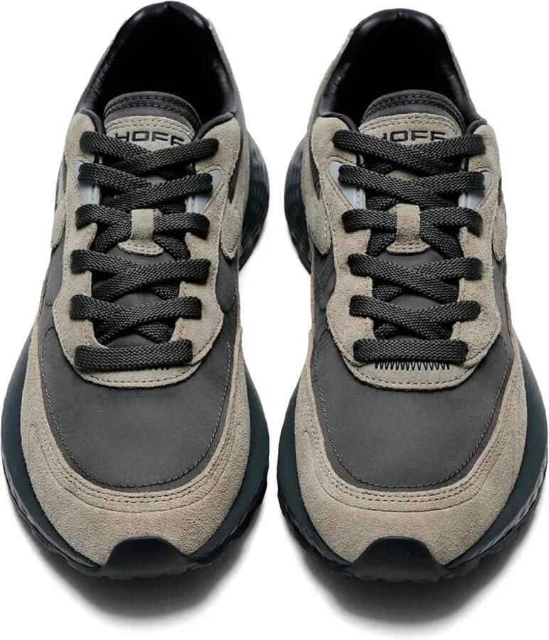 Hoff Sneakers met kalfsleren afwerking en vlakken Beige - Foto 2