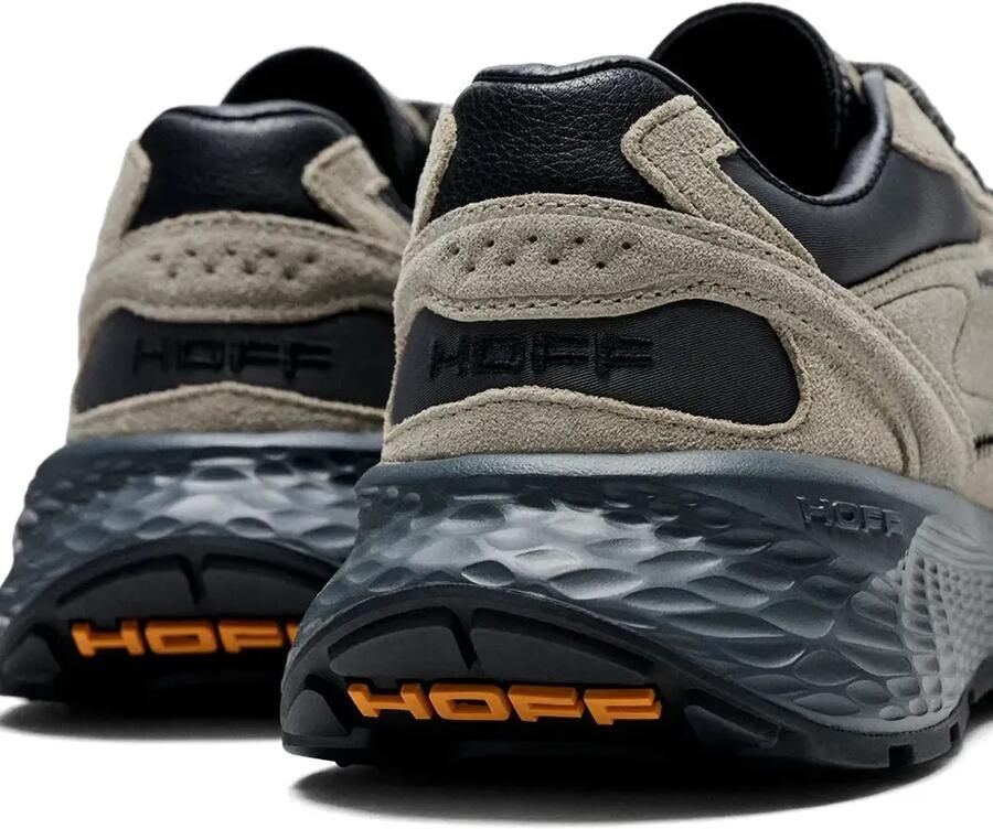 Hoff Sneakers met kalfsleren afwerking en vlakken Beige - Foto 3