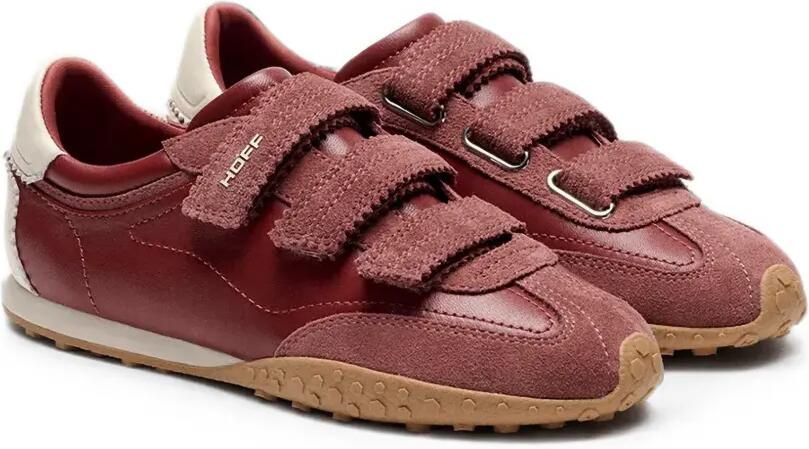 Hoff Sneakers met suède afwerking en klittenband Rood - Foto 4