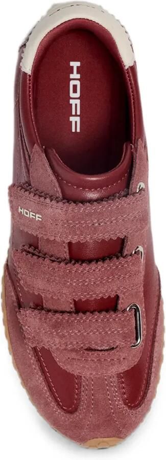 Hoff Sneakers met suède afwerking en klittenband Rood - Foto 5
