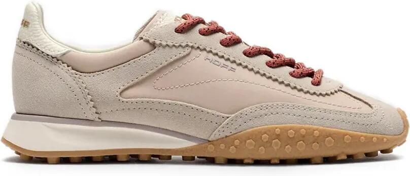 Hoff Sneakers met suède vlakken Beige