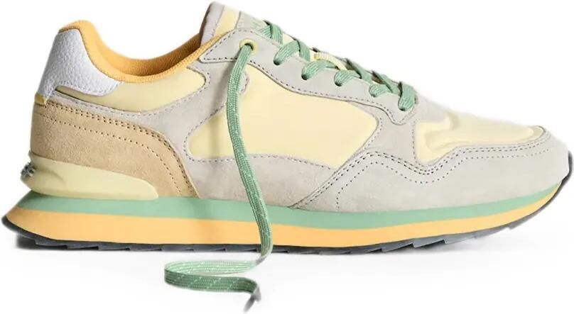 Hoff Sneakers met suède vlakken Geel