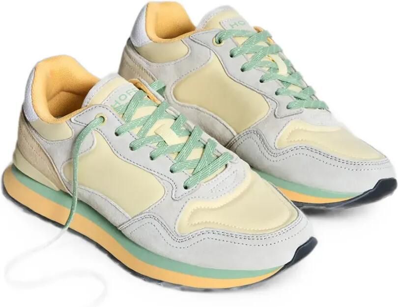 Hoff Sneakers met suède vlakken Geel - Foto 4